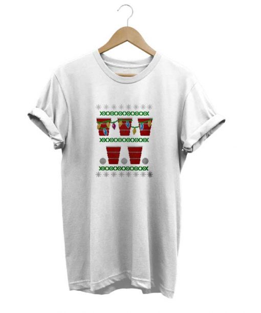 Beer Pong Christmas t-shirt