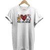 Diamond Peace Love And Nursing t-shirt