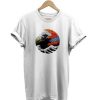 Godzilla The Great Wave Print t-shirt