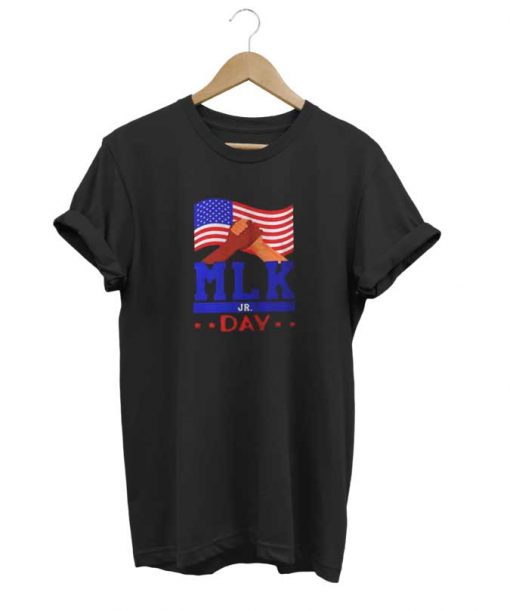 MLK Jr Day Usa Flag t-shirt