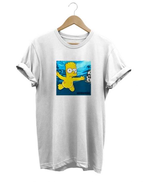 Bart Nevermind Nirvana t-shirt