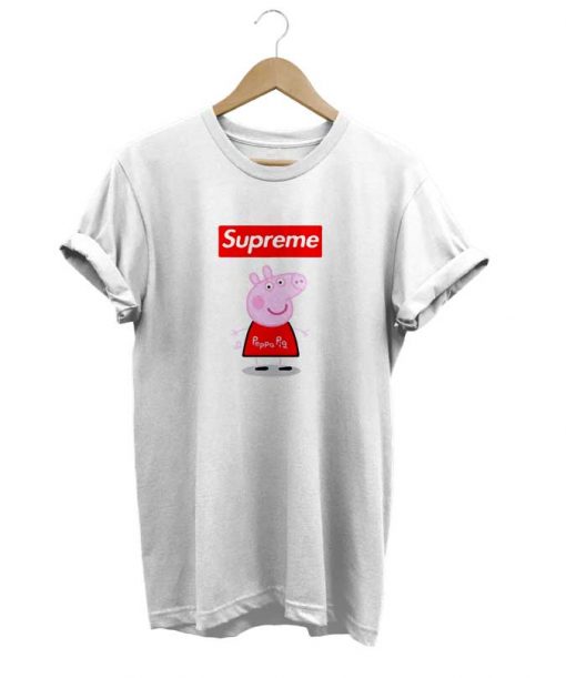 Supreme Red Peppa Pig t-shirt