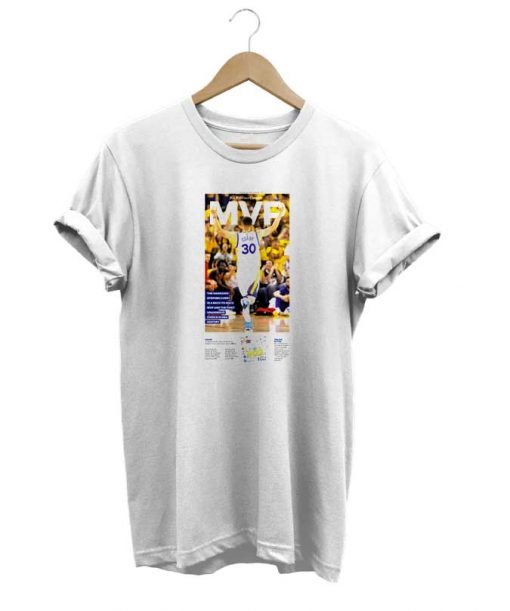 Warriors Steph Curry NBA MVP t-shirt