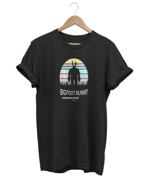 Bigfoot Easter Bunny Egg Loading t-shirt