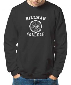 Hillman College sweatshirt