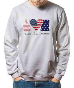 Peace Love America sweatshirt