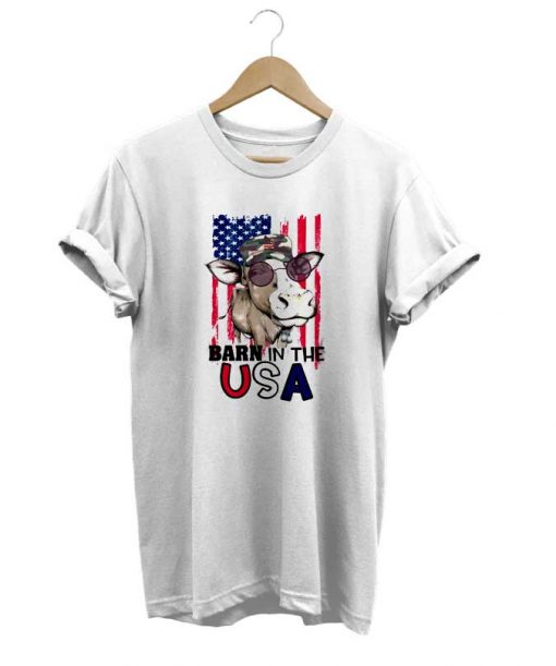 Barn in the USA Cow t-shirt