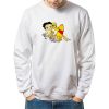 Betty Boop And Winnie Pooh Love Honey sweatshirt
