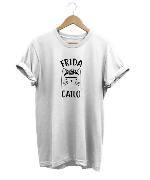 Frida Catlo Cartoon t-shirt