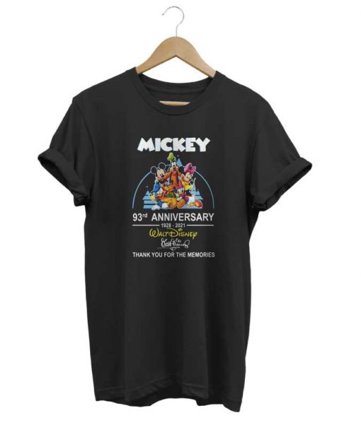 The Mickey 93rd Anniversary 1928 2021 t-shirt