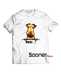 Airedale terrier dog fumy t-shirt
