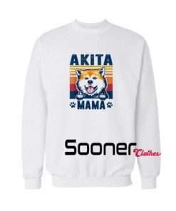 Akita Mama Dog Sweatshirt