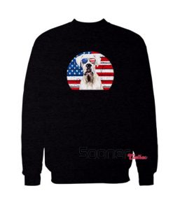 Boxer Dog Patriotic American sweatshirt