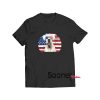 Boxer Dog Patriotic American t-shirt