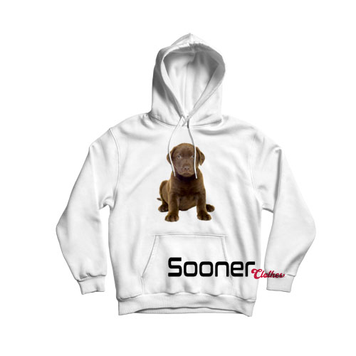 Chocolate Lab Puppy hoodie
