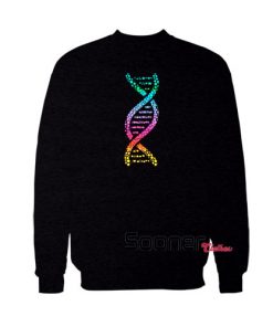 DNA Molecular World Genes sweatshirt