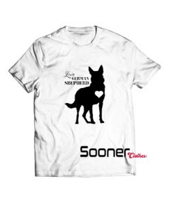 Love German Shepherd t-shirt