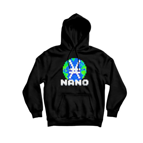 Nano pixel logo Hoodie