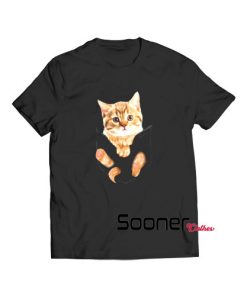Orange Cat In Pocket t-shirt