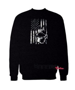 Patriotic German Shepherd sweatshirt