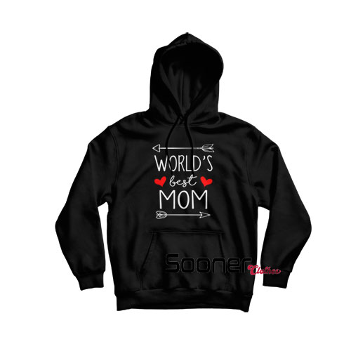 Worlds Best Mom Mothers Day hoodie