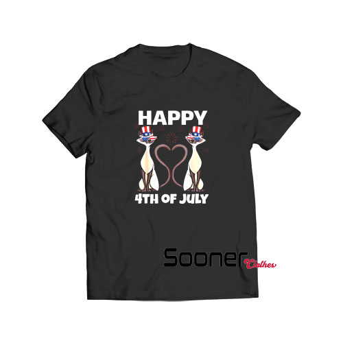 4th of July Siamese Cat t-shirt