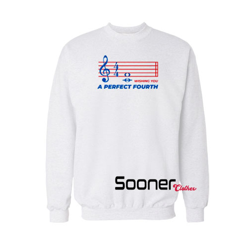 A Perfect Fourth Music sweatshirt