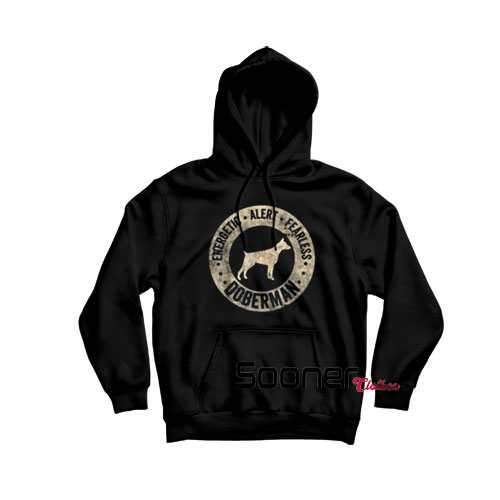 Doberman dog lover hoodie