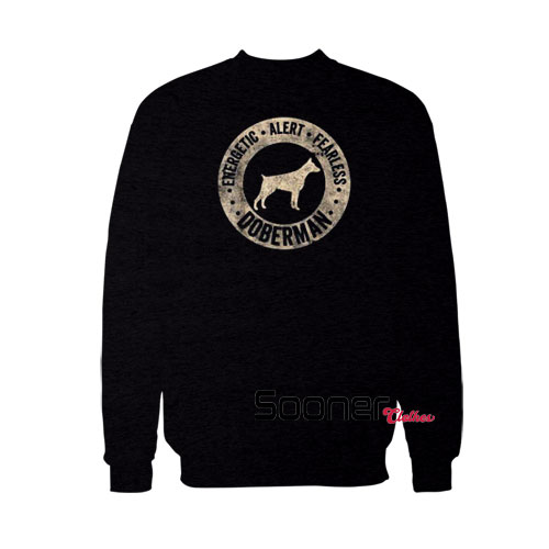 Doberman dog lover sweatshirt