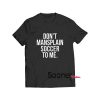 Don't Mansplain Soccer To Me t-shirt