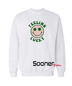 Feeling Lucky Smiley Shamrock sweatshirt