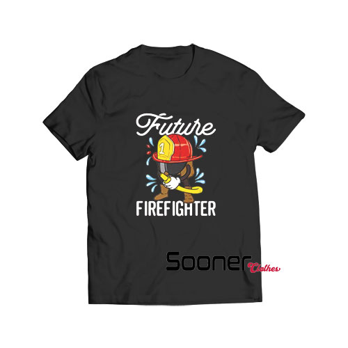 Future Firefighter Boy Girl t-shirt