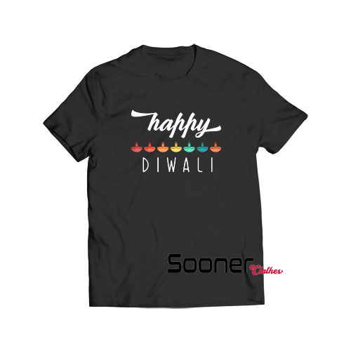 Happy Diwali Diya Lamp t-shirt