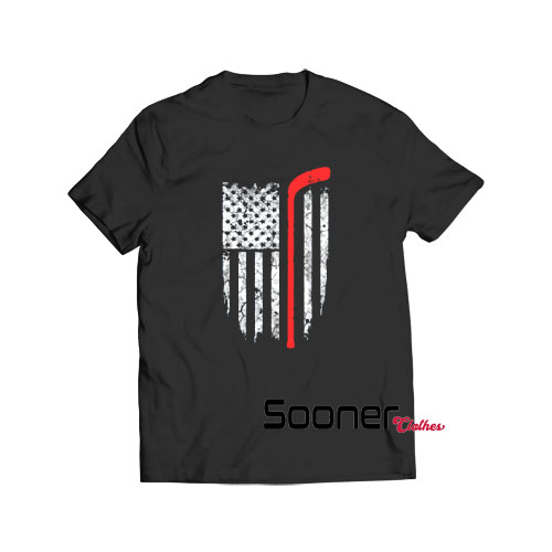 Hockey American Flag t-shirt