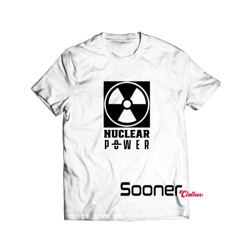 Nuclear power atom t-shirt