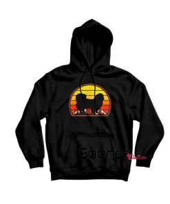 Pekingese Lover Sunset hoodie