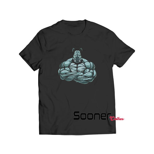 Rhino Bodybuilder Gym t-shirt