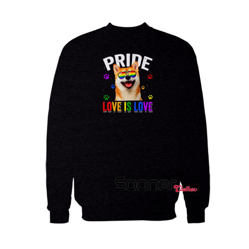 Shiba Inu Pride LGBT sweatshirt