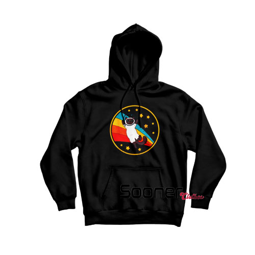 Siamese Cat Bicolor Space hoodie