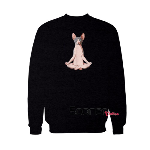Yoga Sphynx Cat sweatshirt