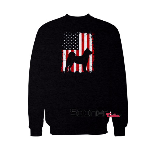 Akita 4th of July Patriotic sweatshirt