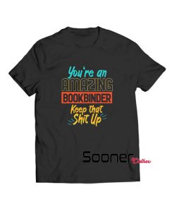 Amazing Bookbinder t-shirt