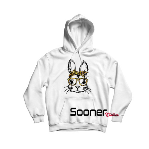 Bunny Leopard Easter Day hoodie