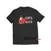 Cats Before Guys Valentines t-shirt
