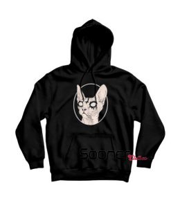 Death Metal Sphynx Cat hoodie