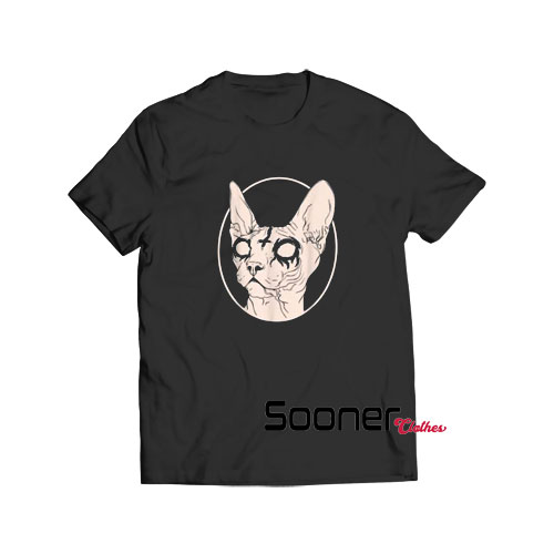 Death Metal Sphynx Cat t-shirt