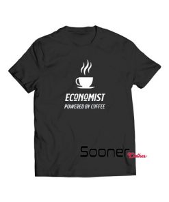 Economist Powered By Coffee t-shirt