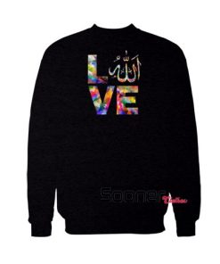 Love Allah Muslima Islamic sweatshirt