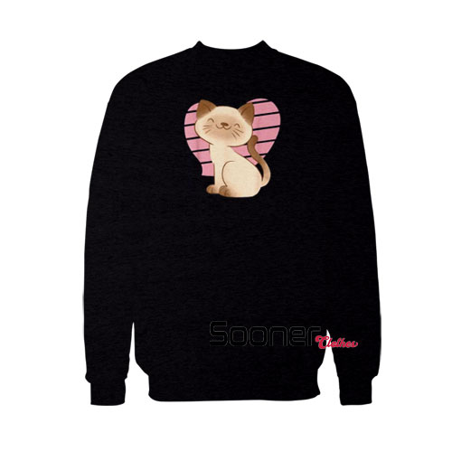 Lovely Siamese Cat sweatshirt