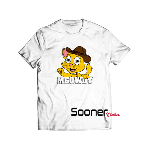 Meowdy character t-shirt